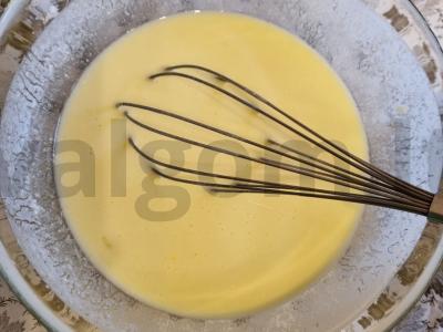 Ploni ažūriniai blynai Žingsnis 2