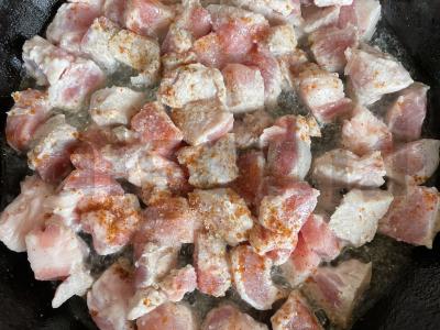 Klasikinis lagmanas su kiauliena Žingsnis 1