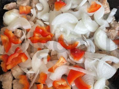 Klasikinis lagmanas su kiauliena Žingsnis 2