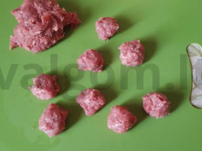 Dietinis triušienos faršo sriuba su cukinija Žingsnis 2