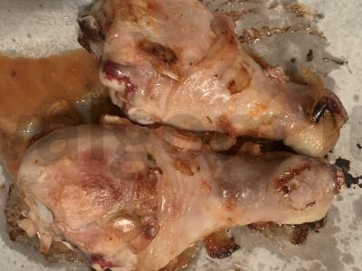 Kepta vištienos blauzda su krienais ir pomidorų padažu Žingsnis 6