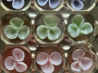 Gėlytės iš masės torto dekoravimui Žingsnis 11