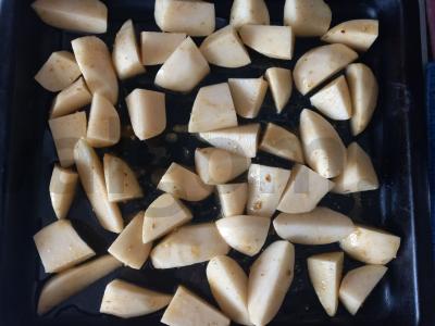 Kaimiški bulvės su grietinės padažu Žingsnis 2