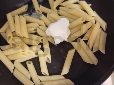 Makaronai su sūriu ir grietine Žingsnis 3