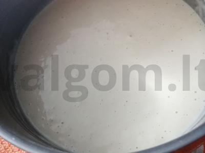 Blynai, įdaryti rikota ir razinomis Žingsnis 1