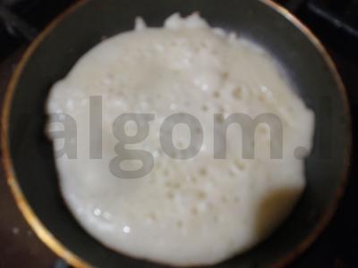 Blynai, įdaryti rikota ir razinomis Žingsnis 3