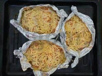 Keptas ešerys su bulvėmis po sūrio plutele Žingsnis 3