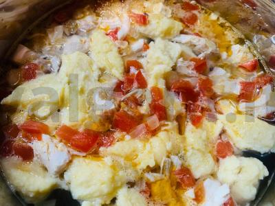 Vištienos sriuba su sūrio kukuliais „Greitai paruošiama“ pagrindine nuotrauka