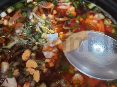 Šaltas burokėlių sriuba Žingsnis 9