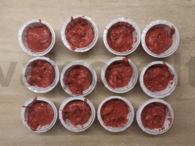 Raudonojo aksomo keksiukai su kremu Žingsnis 5