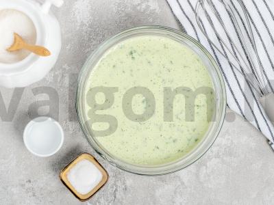 Vegetariški špinatų blynai Žingsnis 1