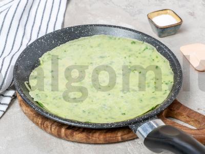 Vegetariški špinatų blynai Žingsnis 2