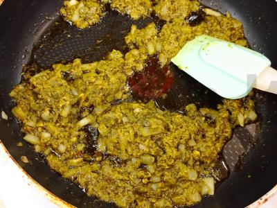 Makaronai su krevetėmis grietinėlės padaže su pesto Žingsnis 2