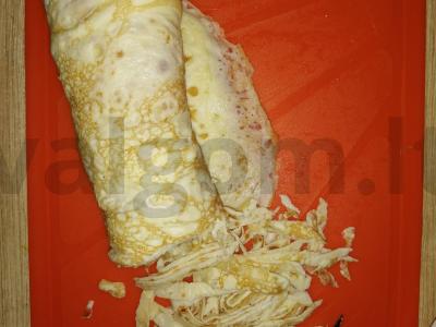 Šventinis salotas su pievagrybiais Žingsnis 1