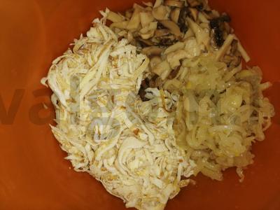 Šventinis salotas su pievagrybiais Žingsnis 3