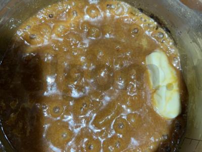 Namų karamelė iš grietinėlės ir cukraus Žingsnis 3