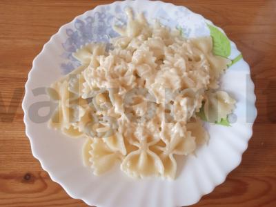 Makaronai su sūriu „Grietinėlės“ pagrindine nuotrauka