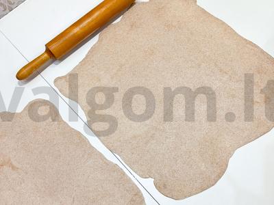 Štrudelis „Obuolys-bananai-cinamonas“ Žingsnis 1