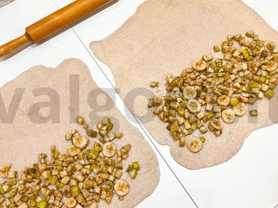 Štrudelis „Obuolys-bananai-cinamonas“ Žingsnis 3