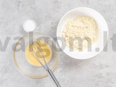 Sūrio kišas Žingsnis 1