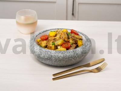 Kalakutienos filė su cukinijomis ir bulvėmis orkaitėje pagrindine nuotrauka