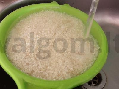 Avinienos plovas su žaliu svogūnu Žingsnis 4