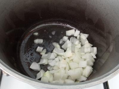 Avinienos plovas su žaliu svogūnu Žingsnis 5