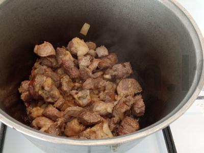 Avinienos plovas su žaliu svogūnu Žingsnis 7