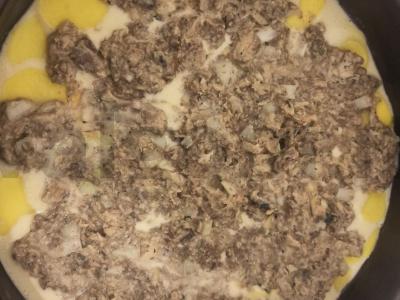 Žuvies pyragas su bulvėmis Žingsnis 4