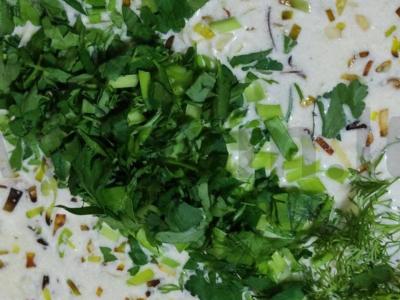 Makaronai su šalotiniu svogūnu ir konservuotu tunu migdolų piene Žingsnis 3