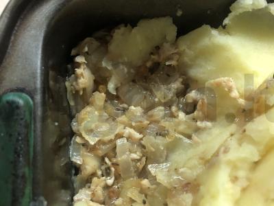 Bulvių apkepas su mėsa Žingsnis 4