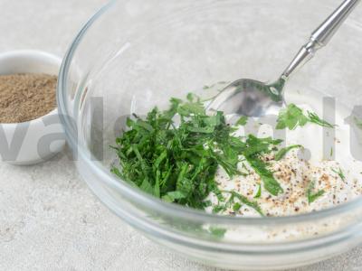 Blynai su lašiša Žingsnis 1