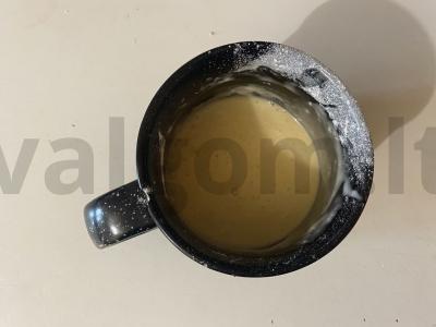 Purūs pyragas per 10 minučių su ledais Žingsnis 5