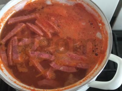 Aromatinga mėsos solianka pietums Žingsnis 6