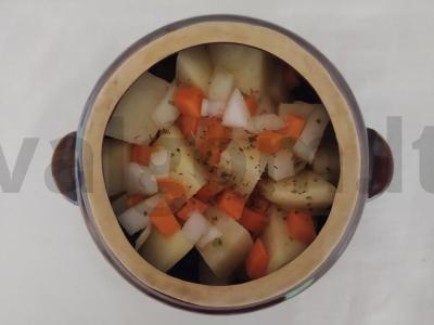 Namų kiaulienos troškinys su bulvėmis ir grietine Žingsnis 3