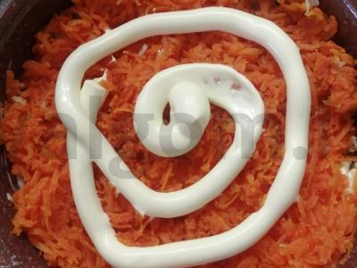 Salotas „Mimoza“ su raudonąja ikra Žingsnis 4