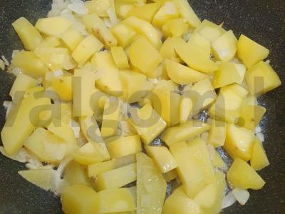 Kepta bulvė su voveraitėmis vakarienei Žingsnis 2