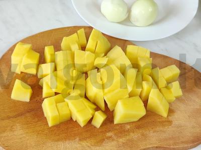 Špinatų sriuba su kalakutiena Žingsnis 2