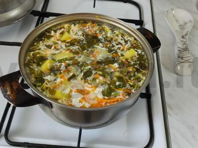 Špinatų sriuba su kalakutiena Žingsnis 5