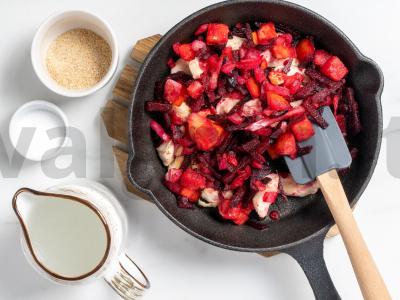 Kalakutienos filė su daržovių mišiniu borščiui Žingsnis 2