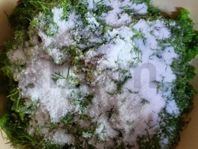 Česnako žiedų ikra Žingsnis 3