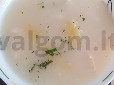 Sūrio sriuba su kukuliais ant perpelinių sultinio Žingsnis 3