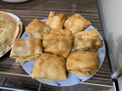 Mėsos blynai su kalakutiena Žingsnis 8