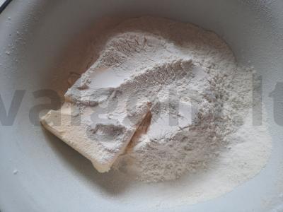 Skani sausainių su alumi receptas Žingsnis 1