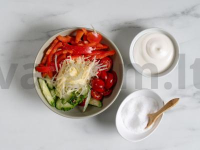 Pita su daržovėmis Žingsnis 12