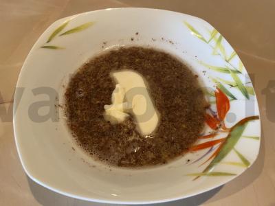 Lino košė vandenyje su avietėmis Žingsnis 3