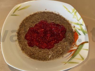 Lino košė vandenyje su avietėmis Žingsnis 5