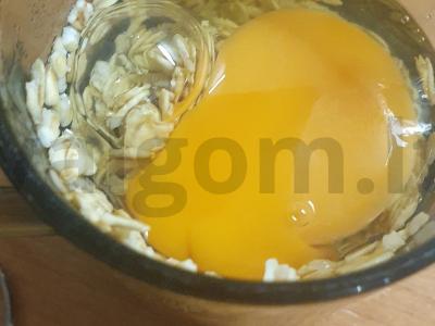 Šokoladinis avižų blynas su varškės sūrio ir banano įdaru Žingsnis 2