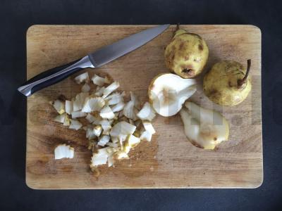 Švelnus kriaušių štrudelis Žingsnis 6