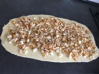 Švelnus kriaušių štrudelis Žingsnis 7